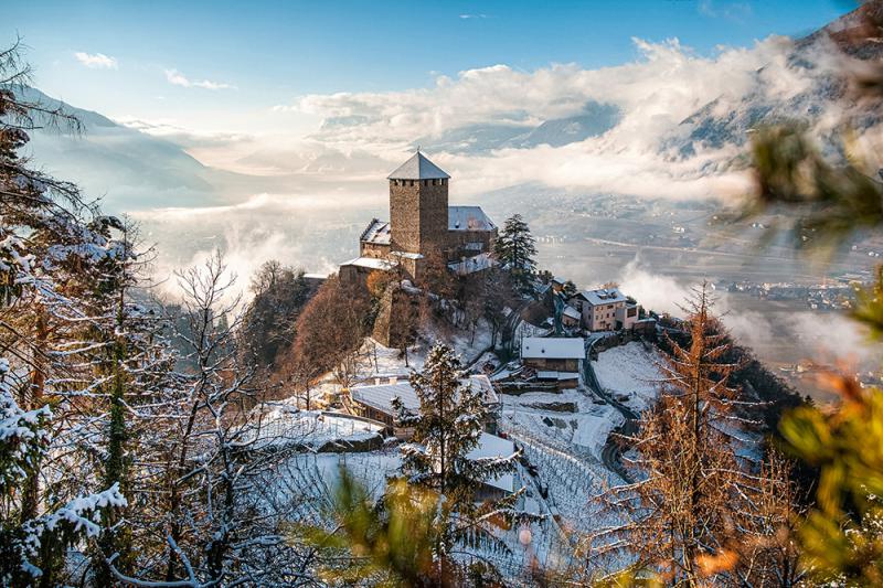 Castle Tyrol in winter